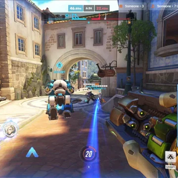 Gameplay Scene for Overwatch 2 - Vanguardis