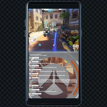 Vertical Gameplay Scene for Overwatch 2 - Vanguardis