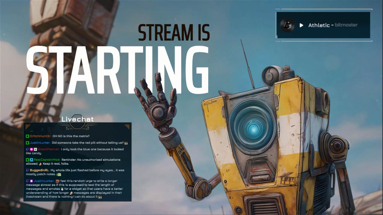 Starting Screen for Borderlands 4 - Robot
