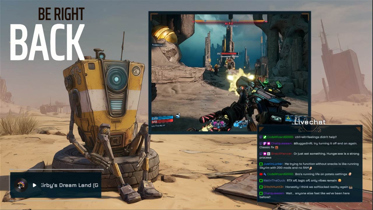 Pause Screen for Borderlands 4 - Robot
