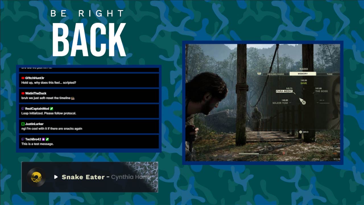 Pause Screen for MGS Delta - Immersive