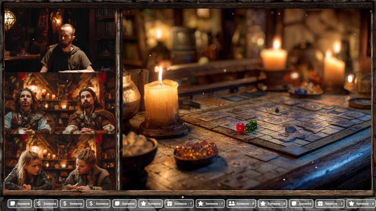 Multicam Scene for Tabletop - Fantasy