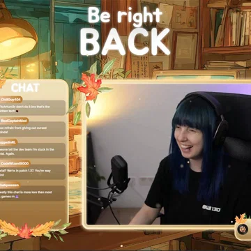 Pause Scene for Cozy Streams - Autumn