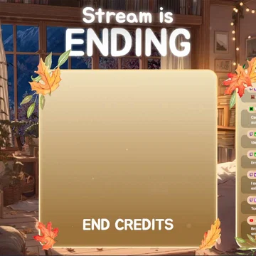 Ending Scene for Cozy Streams - Autumn