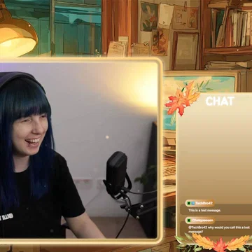 Talking Scene for Cozy Streams - Autumn