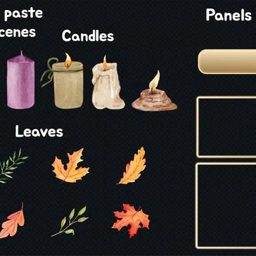 Assets Scene for Cozy Streams - Autumn