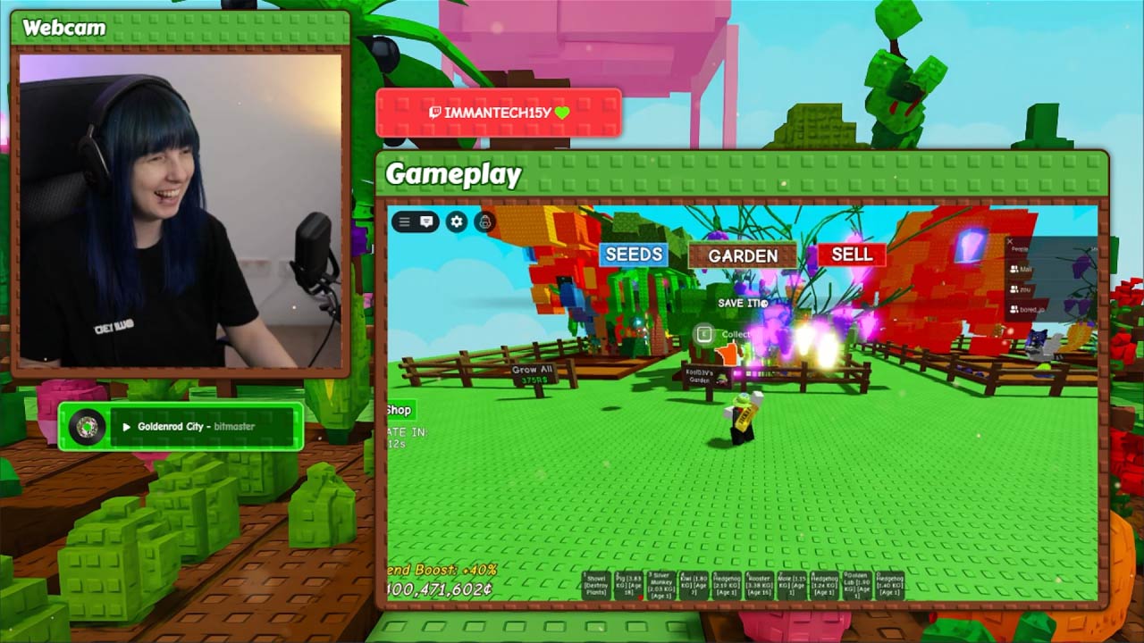 Talking Scene for Roblox - Grow a Garden