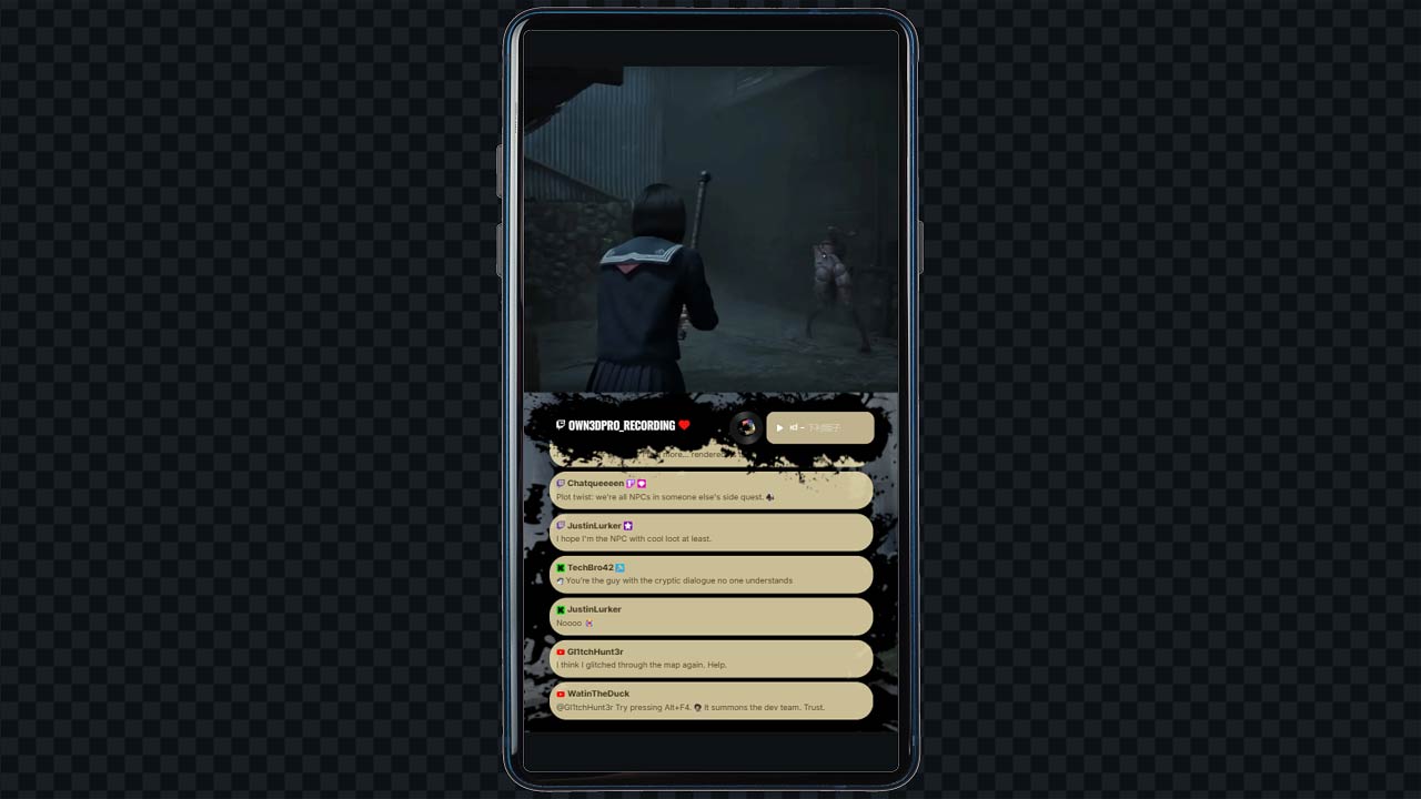 Vertical Gameplay Scene for Silent Hill f - Immersive