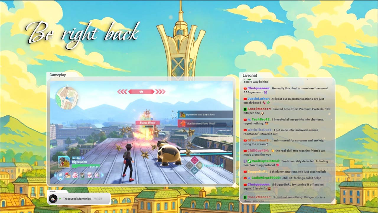 Pause Scene for Pokemon Legends Z-A - Urban