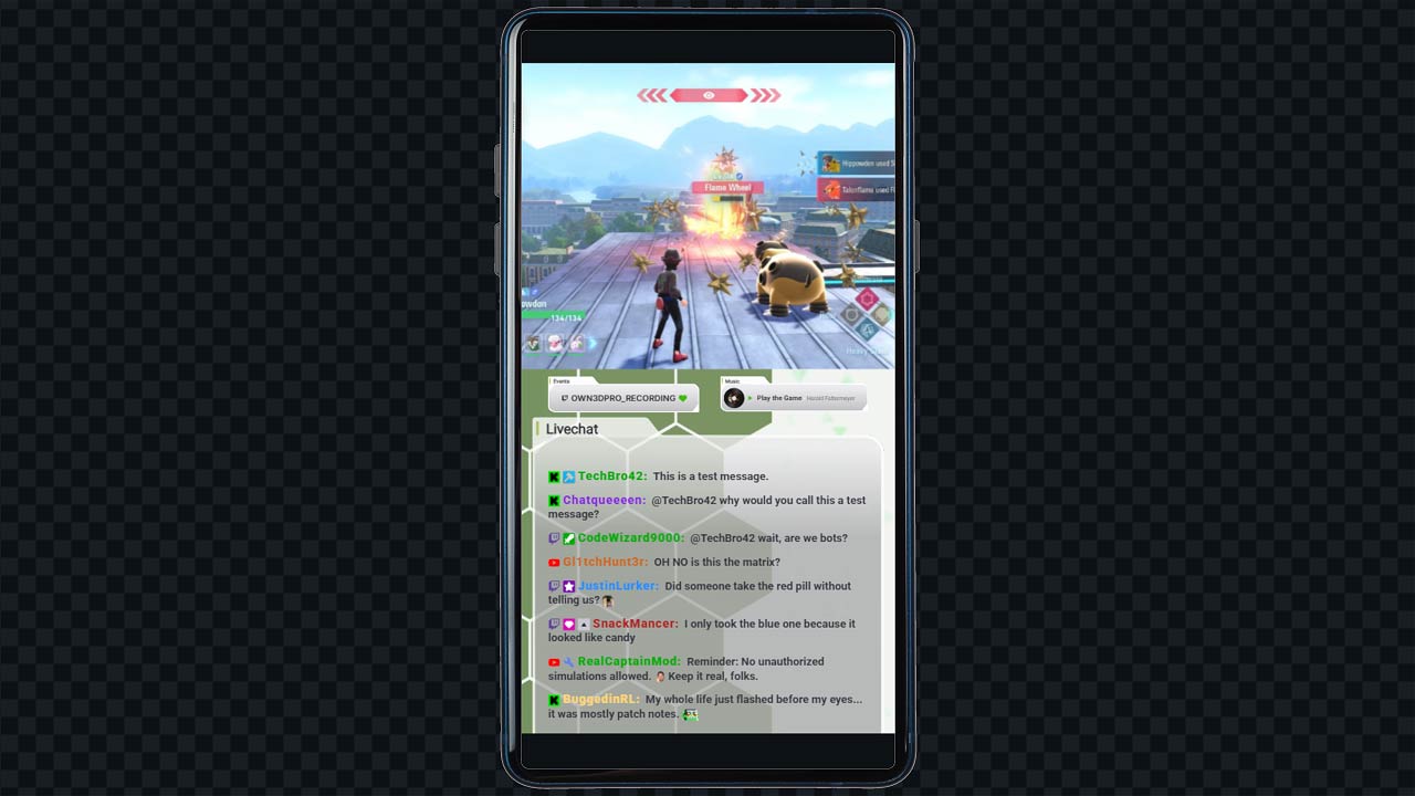 Vertical Gameplay Scene for Pokemon Legends Z-A - Urban