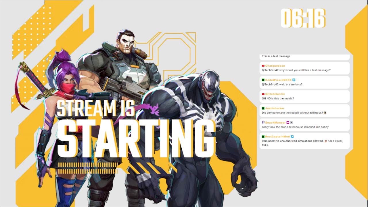 Starting Scene for Marvel Rivals - Dynamic