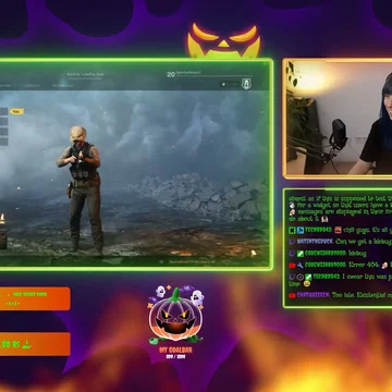 Talking-Scene for Neon Halloween - Mystic
