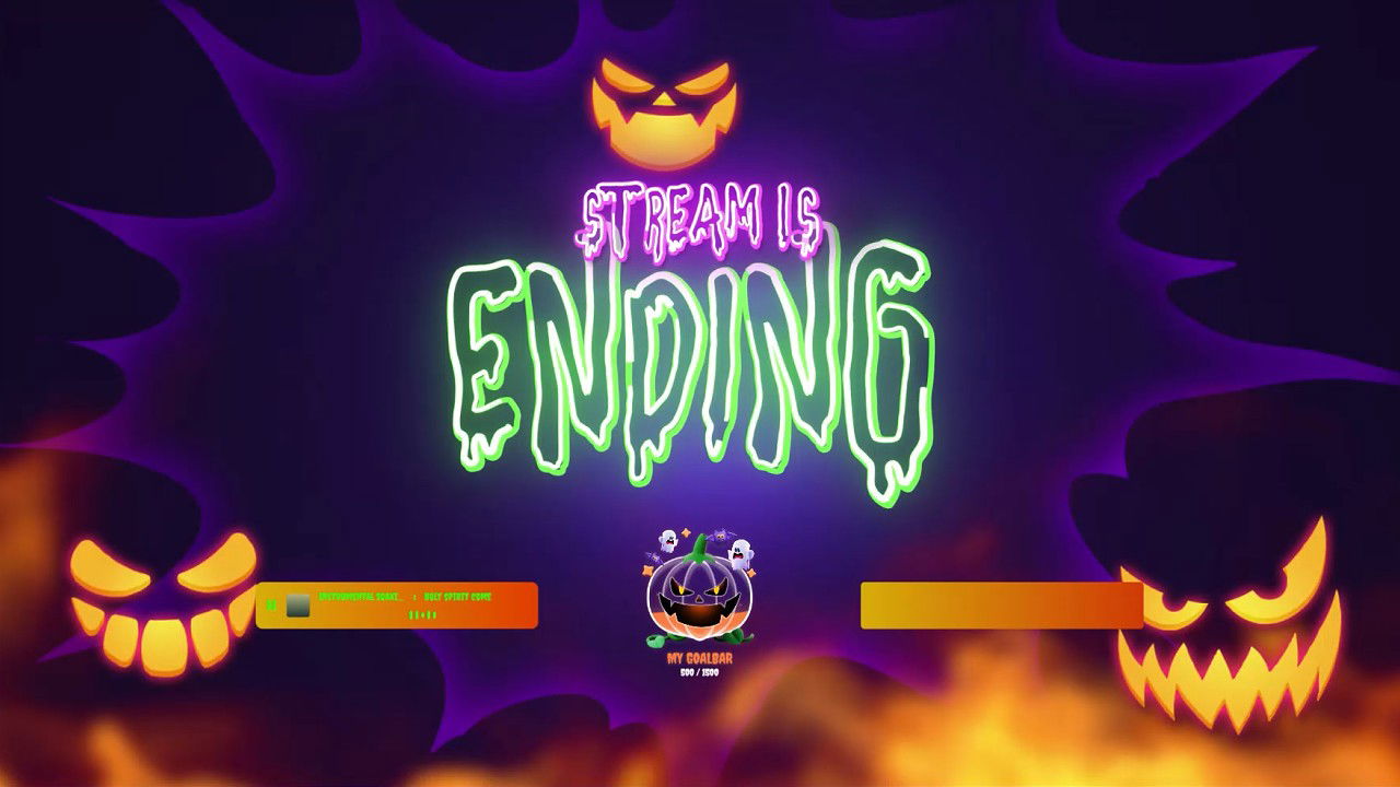 Ending Scene for Neon Halloween - Mystic