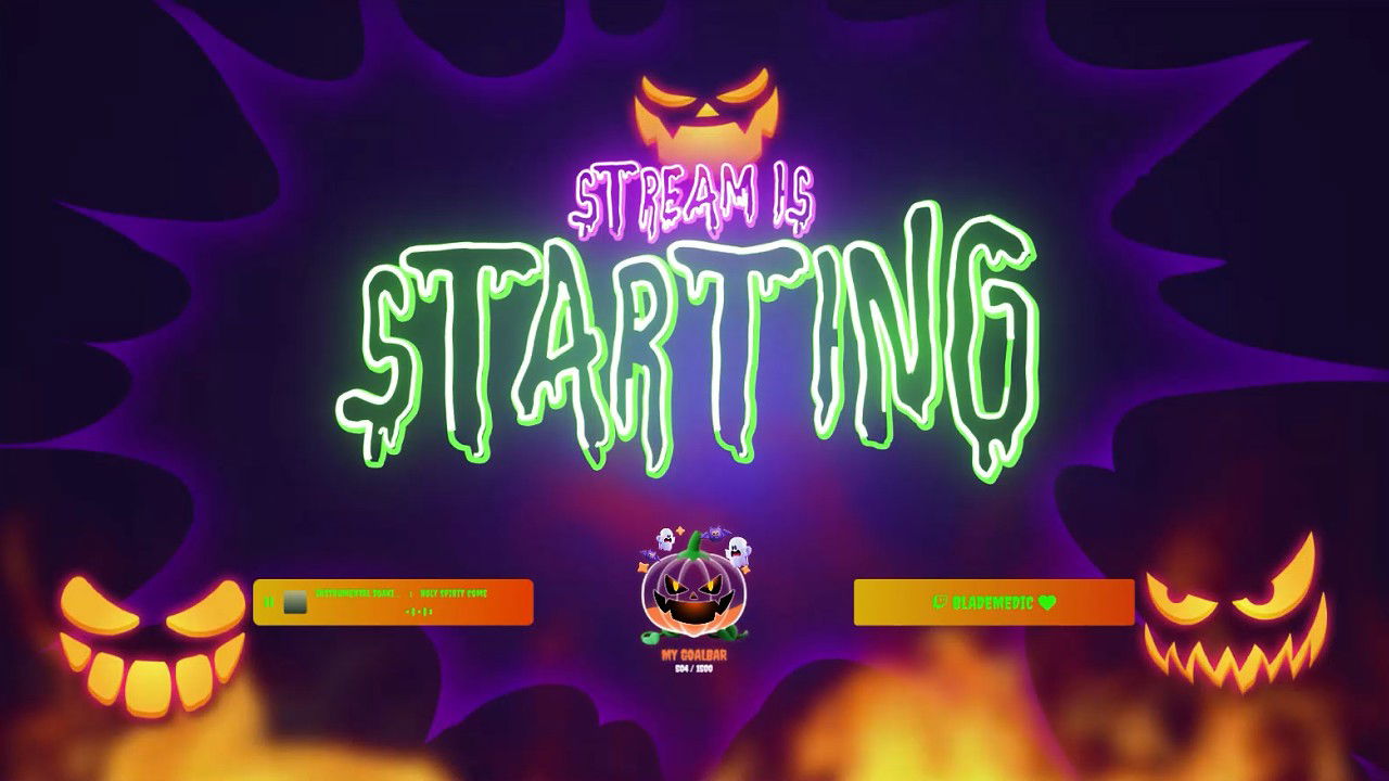 Starting Scene for Neon Halloween - Mystic