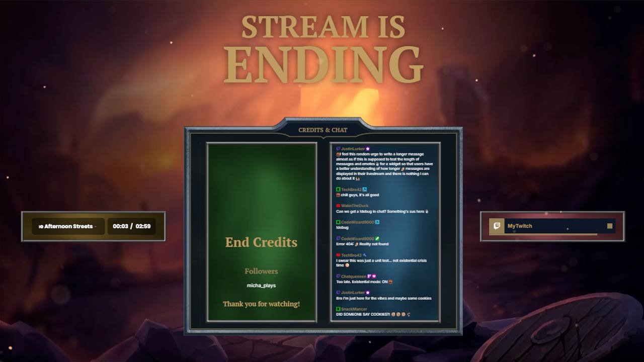 Ending Scene for Fellowship - Immersive