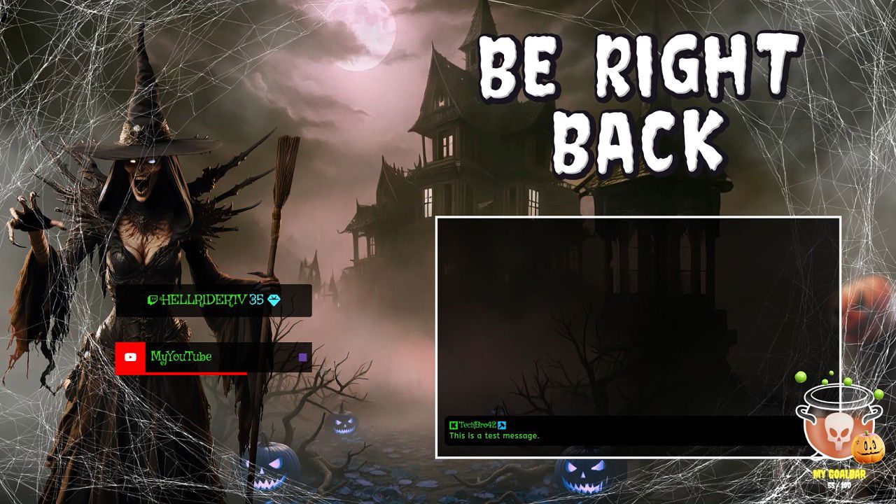 Pause Scene for Halloween - Horror