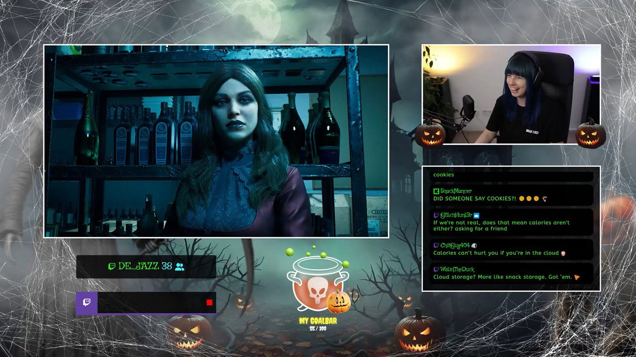 Talking Scene for Halloween - Horror