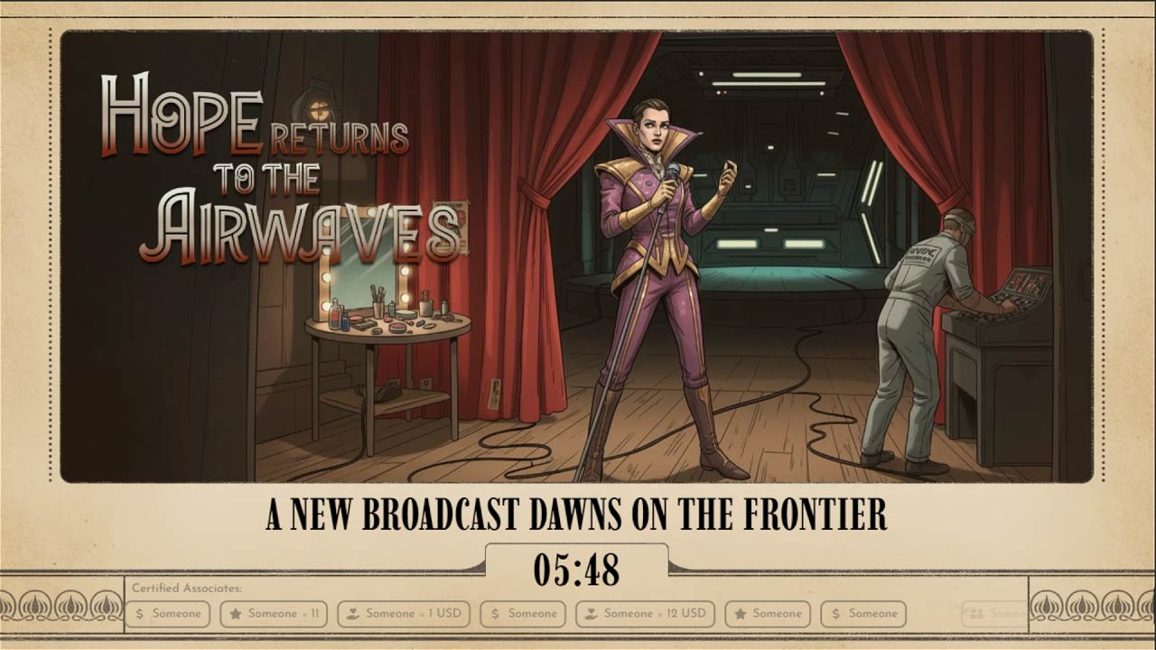 Starting Scene for Outer Worlds 2 - Propaganda