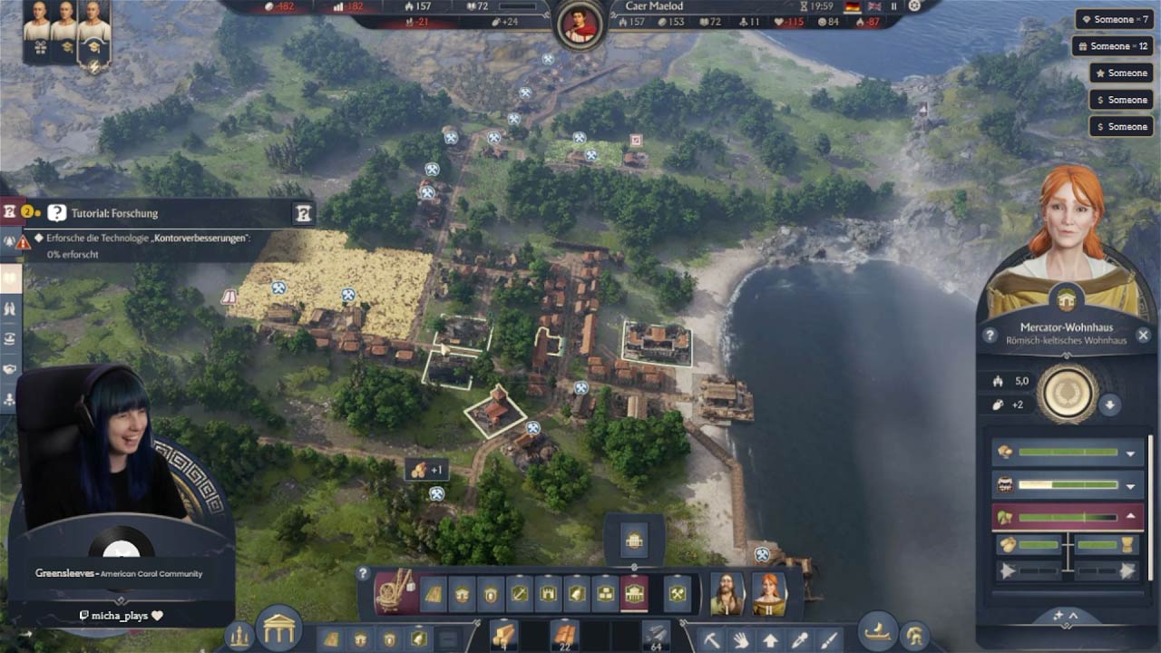 Gameplay Scene for Anno 117 - Immersive