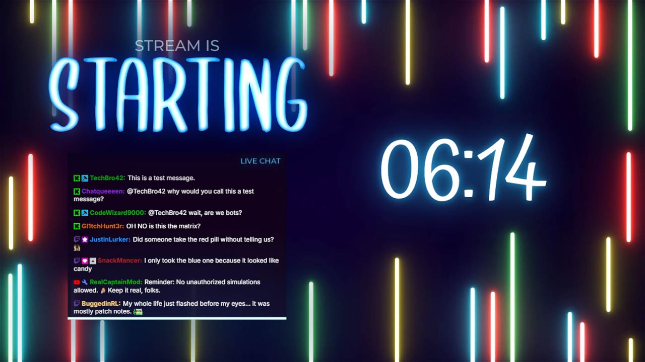 Starting Scene for Christmas Lights