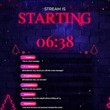Starting Scene for LED Christmas