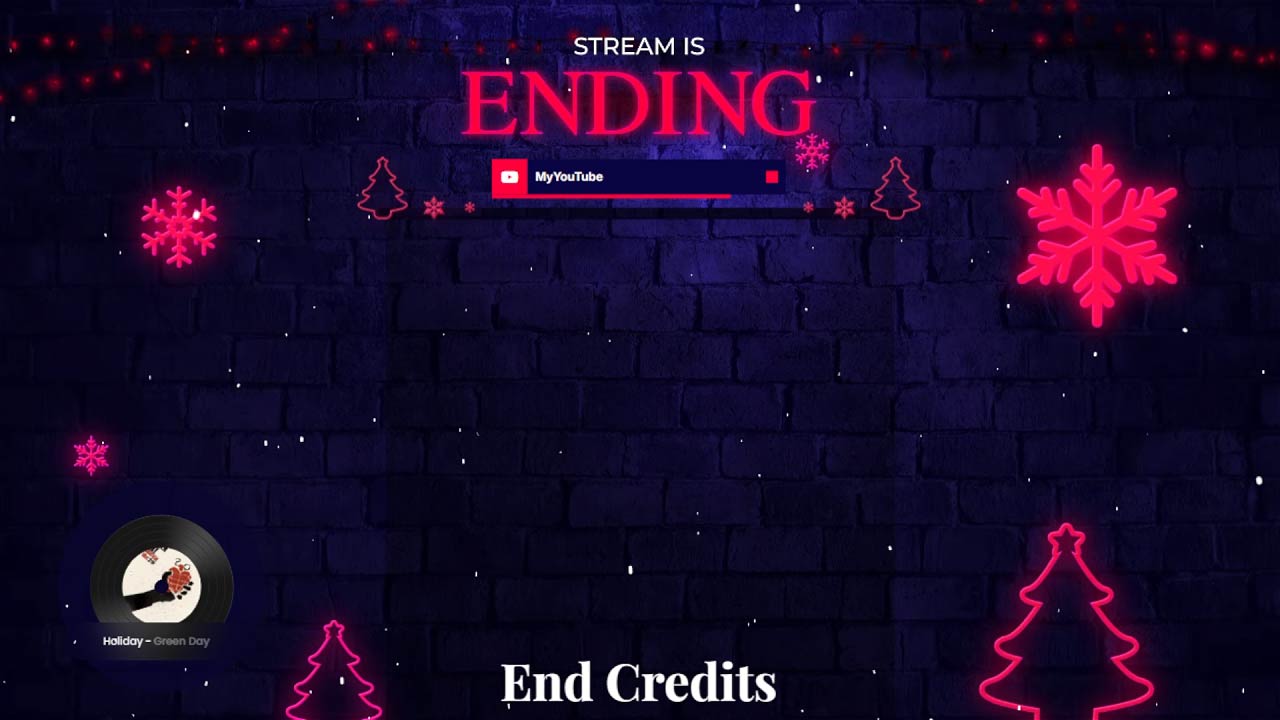 Ending Scene for LED Christmas
