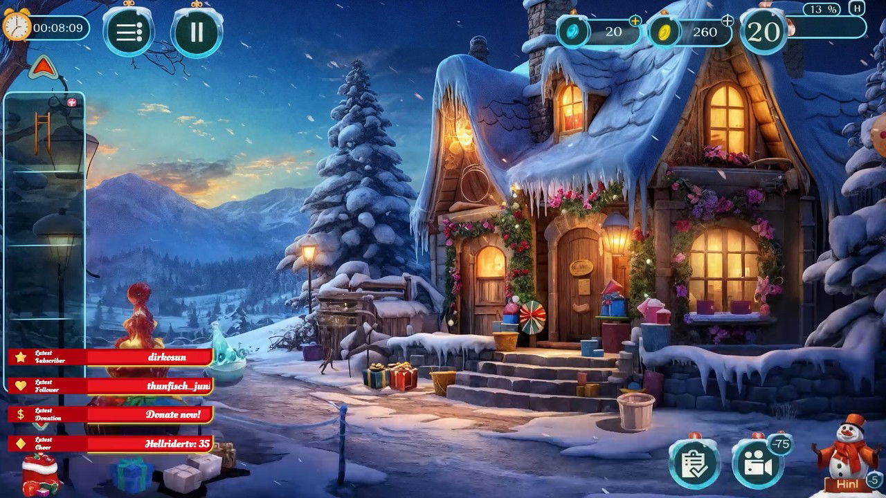 Overlay Scene for Xmas Gift