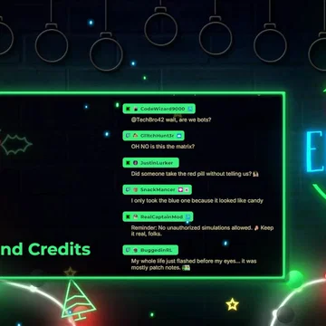 Ending Scene for Neon Christmas