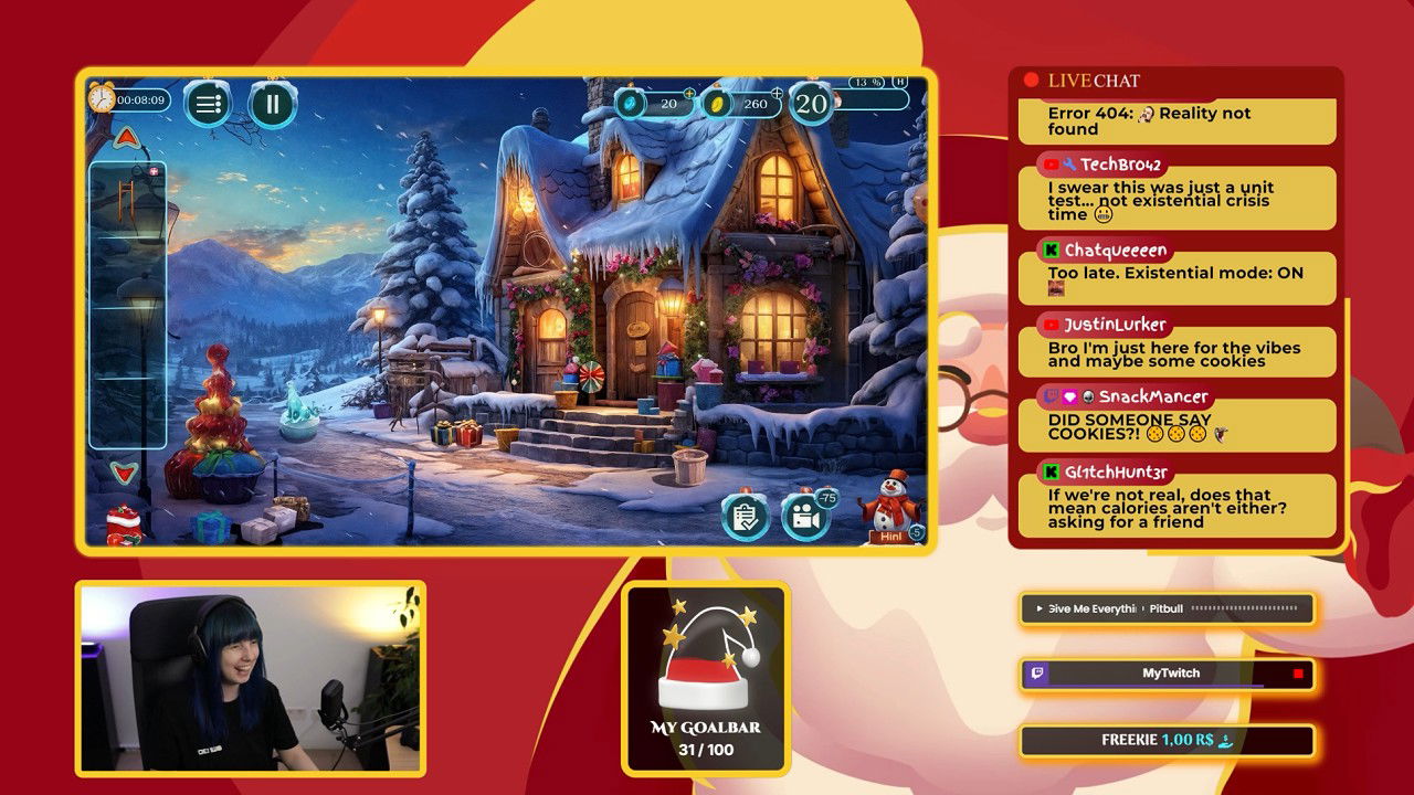 Talking Scene for Xmas Gift