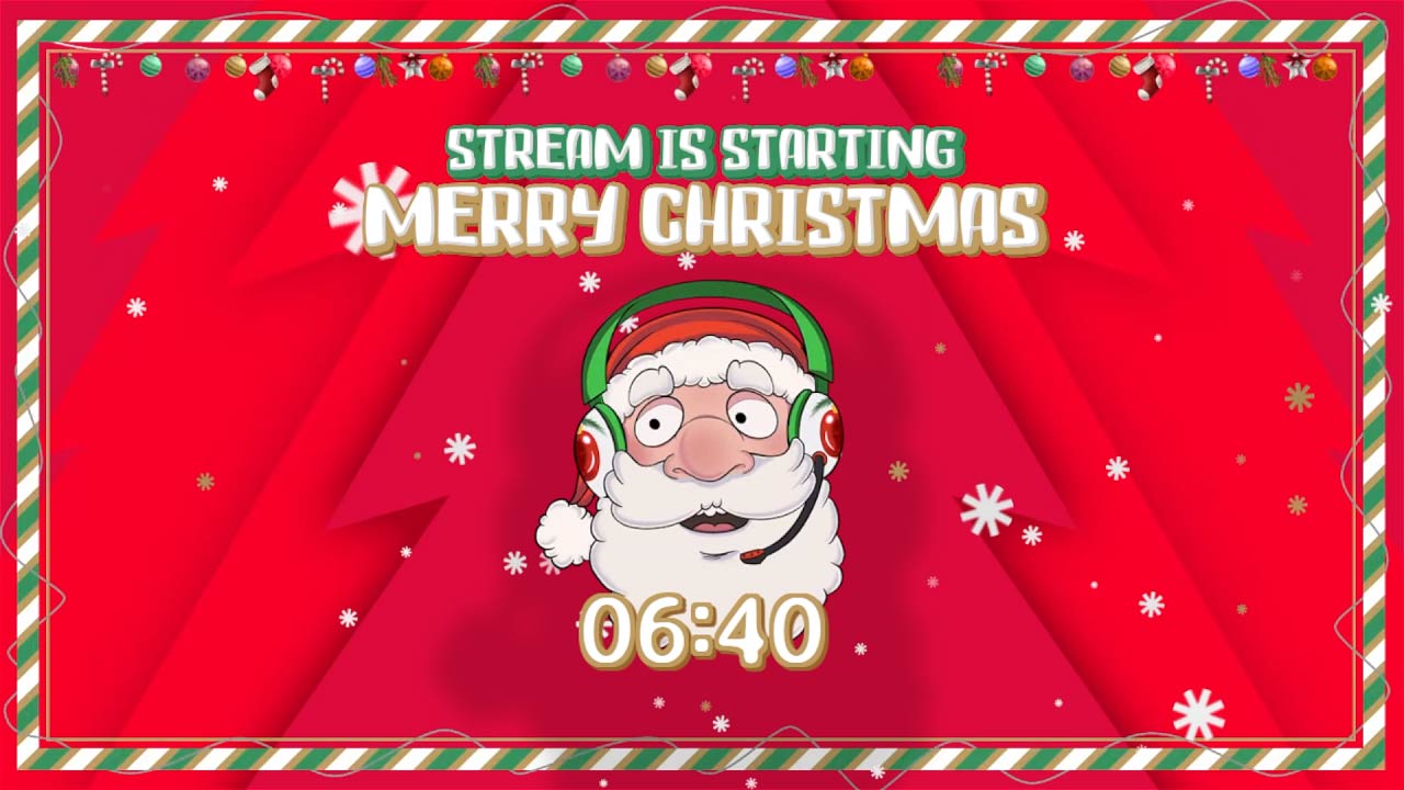 Starting Scene for Streamers Christmas