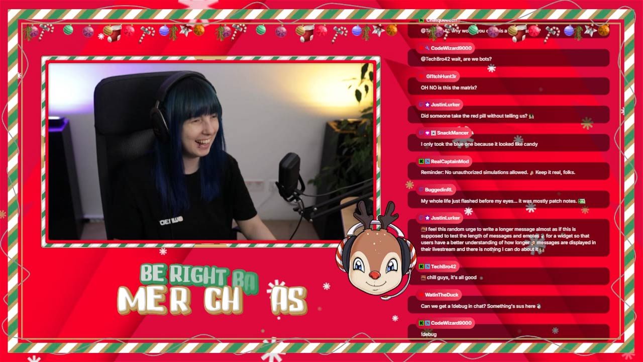Pause Scene for Streamers Christmas
