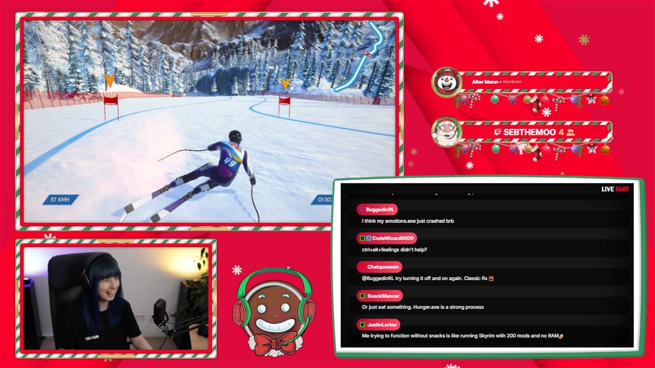 Talking Scene for Streamers Christmas