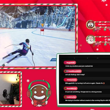 Talking Scene for Streamers Christmas