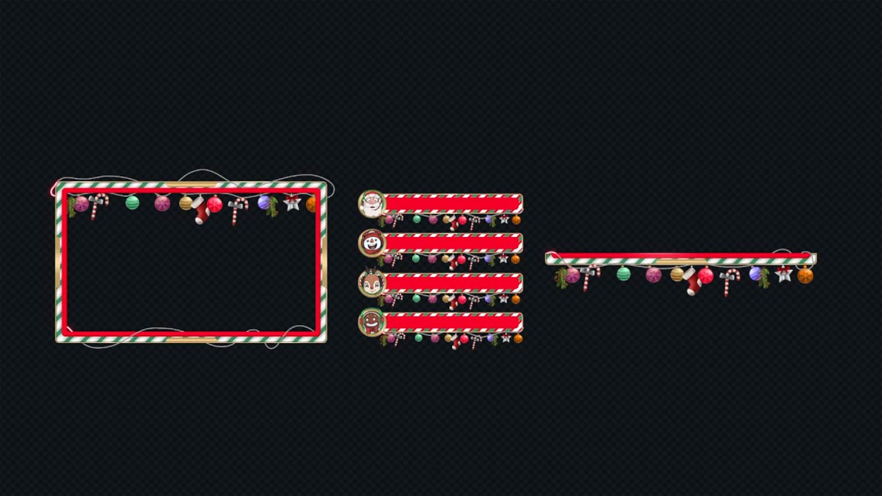 Webcam Scene for Streamers Christmas