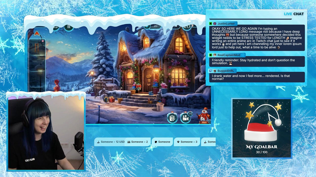 Talking Scene for Snow