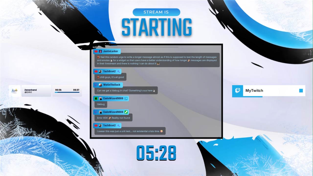 Starting Scene for Icebrush