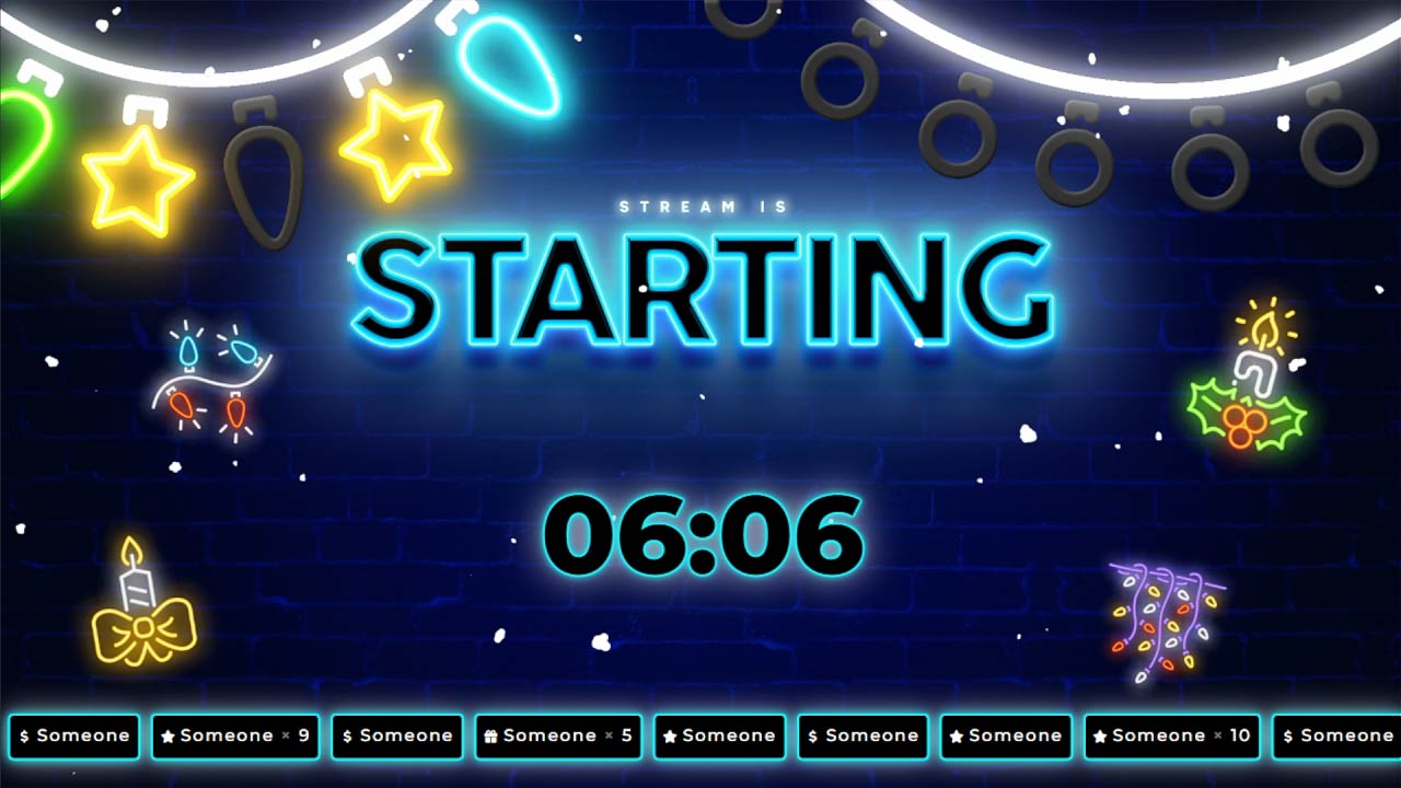 Starting Scene for New Year