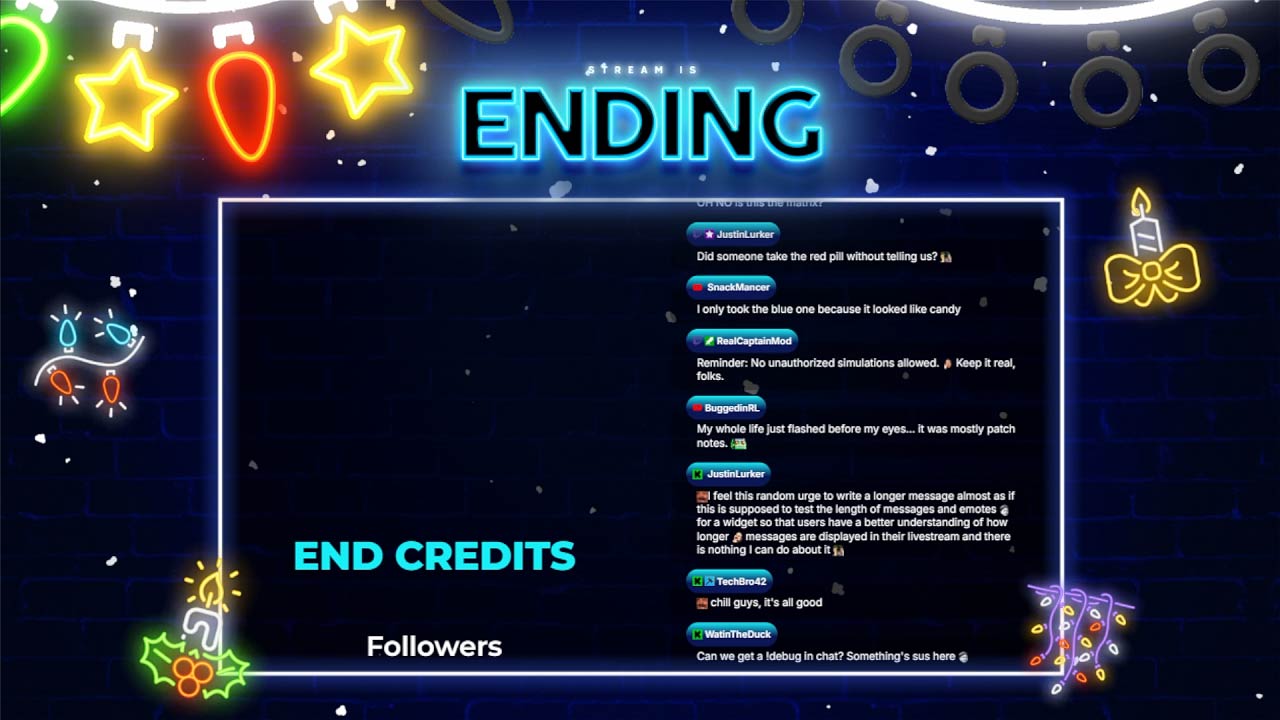 Ending Scene for New Year