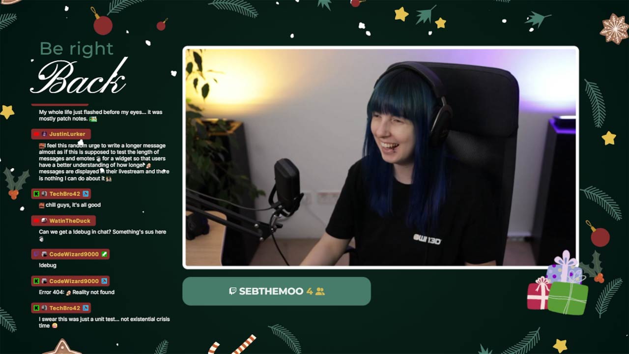 Pause Scene for Christmas - Gingerbread