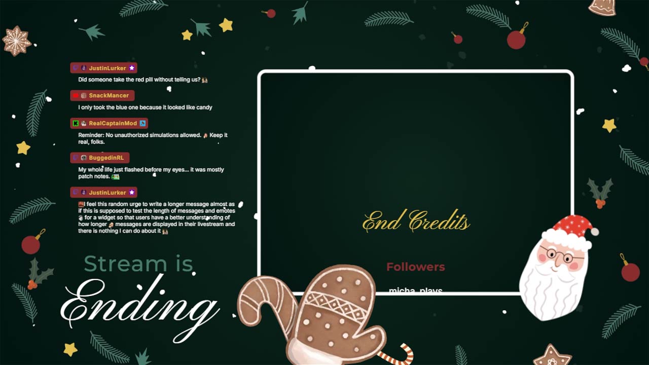 Ending Scene for Christmas - Gingerbread