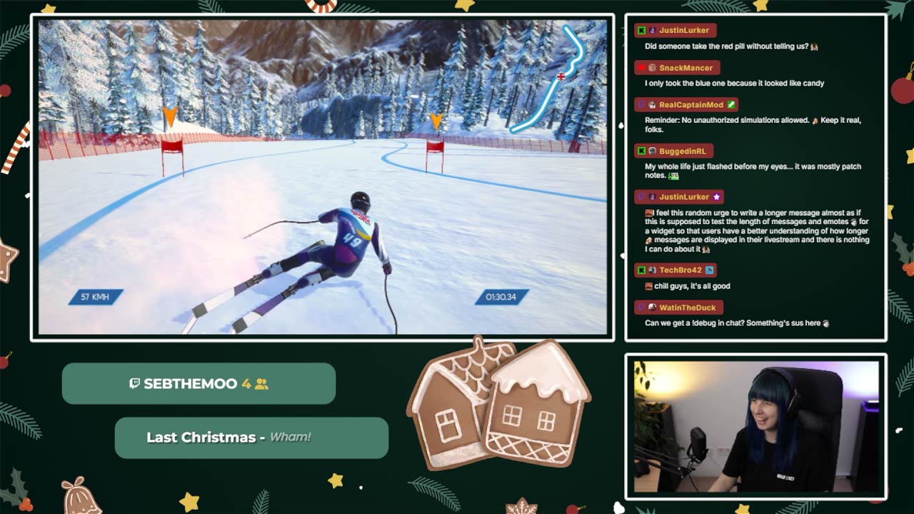 Talking Scene for Christmas - Gingerbread