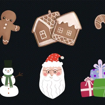 Assets Scene for Christmas - Gingerbread