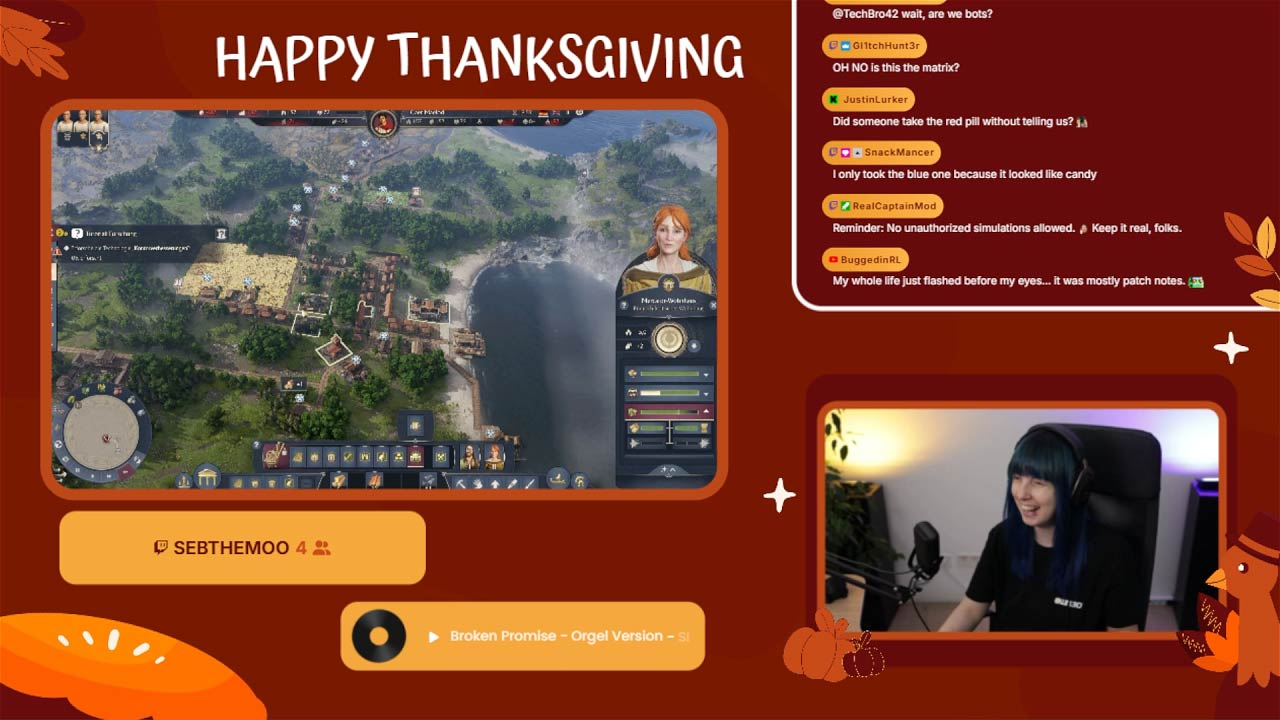 Talking Scene for Thanksgiving - Harveston