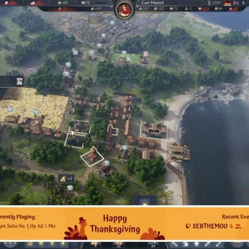 Gameplay Scene for Thanksgiving - Harveston