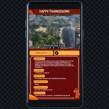 Vertical Gameplay Scene for Thanksgiving - Harveston