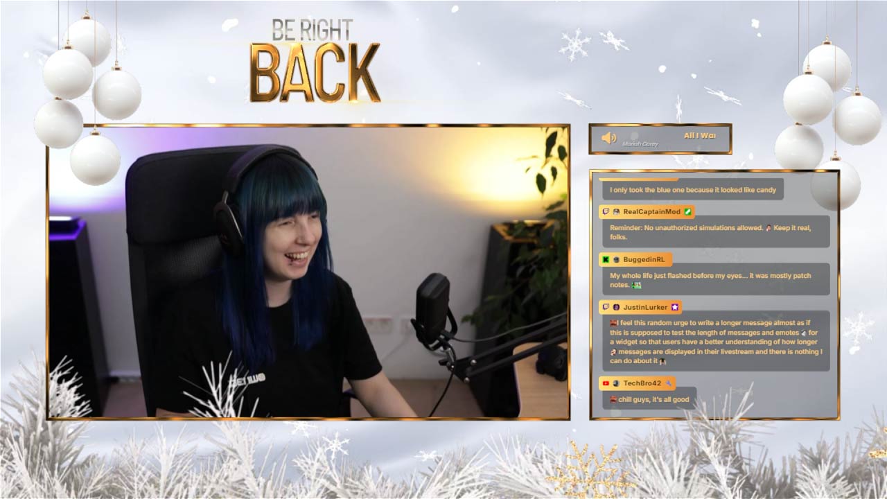 Pause Scene for Christmas - Winter Gleam