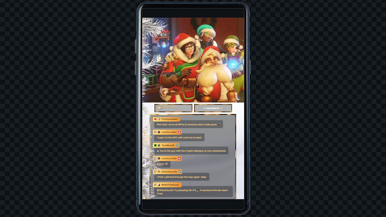 Vertical Gameplay Scene for Christmas - Winter Gleam
