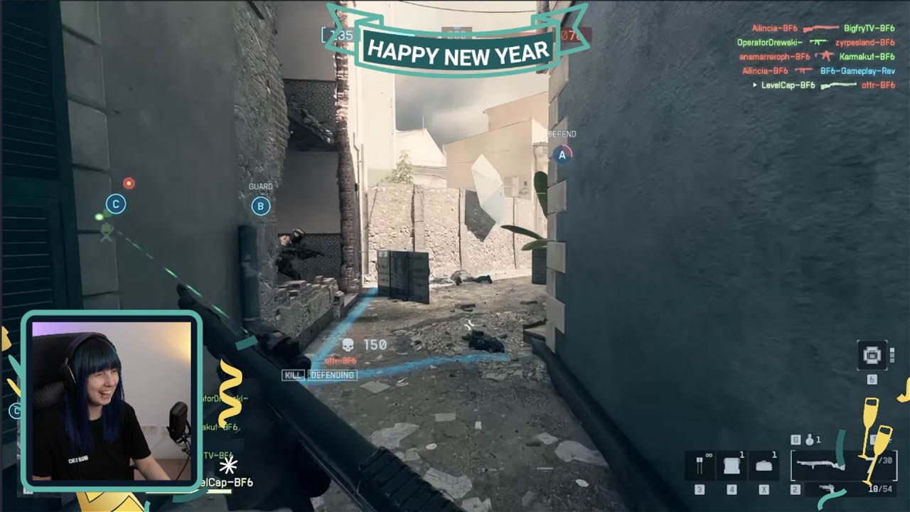 Gameplay Scene for New Year - Champessa