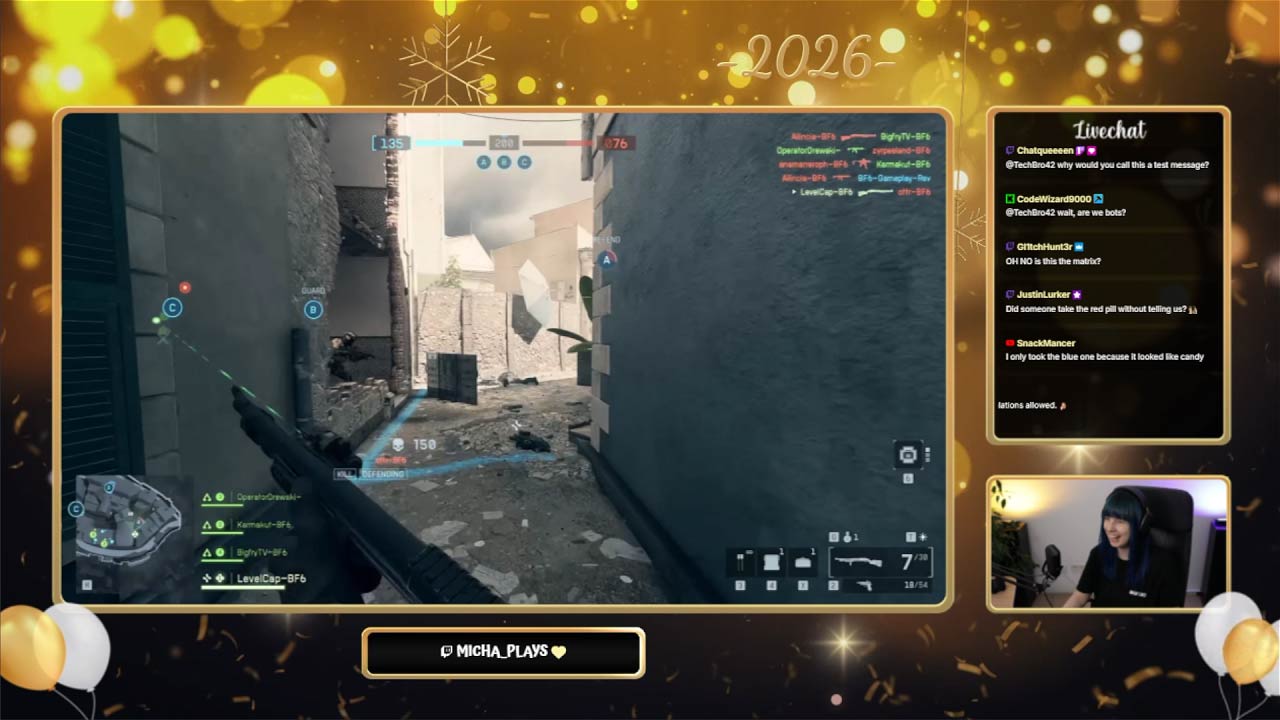 Talking Scene for Golden New Year