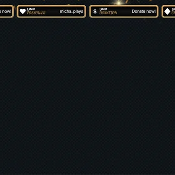 Overlay Scene for Golden New Year